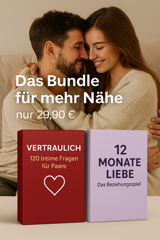 2 Spiele für Paare – 80 Intime Fragen & 80 erotische Challenges für Paare 🌹& 12 Monate Liebe♥️